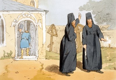 Monjes, c.1804 de John Augustus Atkinson